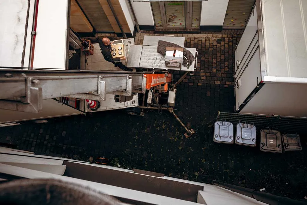 Einblick in die Arbeit von Transporte Schlotmann